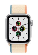 Apple Watch SE GPS + Cellular Smartwatch (Black Strap, 44mm)