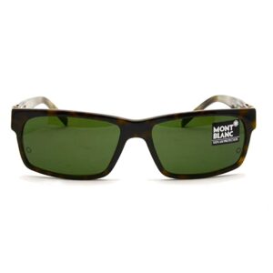 MONT BLANC Men's Sunglasses (MB215S 57 737, Brown)