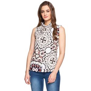 VERO MODA Womens Cowl Neck Printed Top
