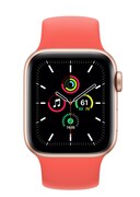 Apple Watch SE GPS Smartwatch (Black Strap, 44mm)